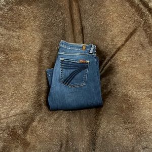 7FAMK Medium Wash Dojo Trousers